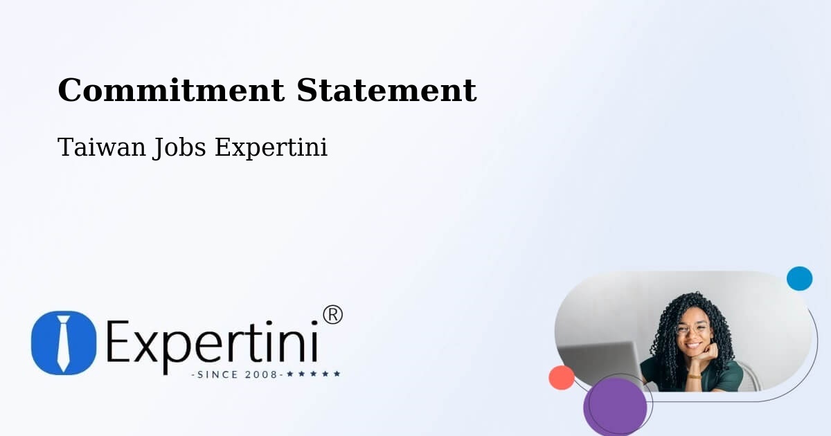Corporate Commitment – Hualien City - Taiwan Jobs Expertini